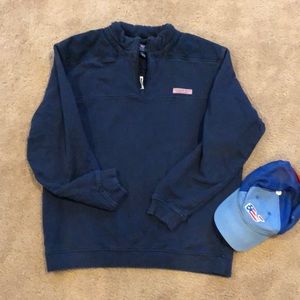 Navy Blue Vineyard Vine Shep Shirt!